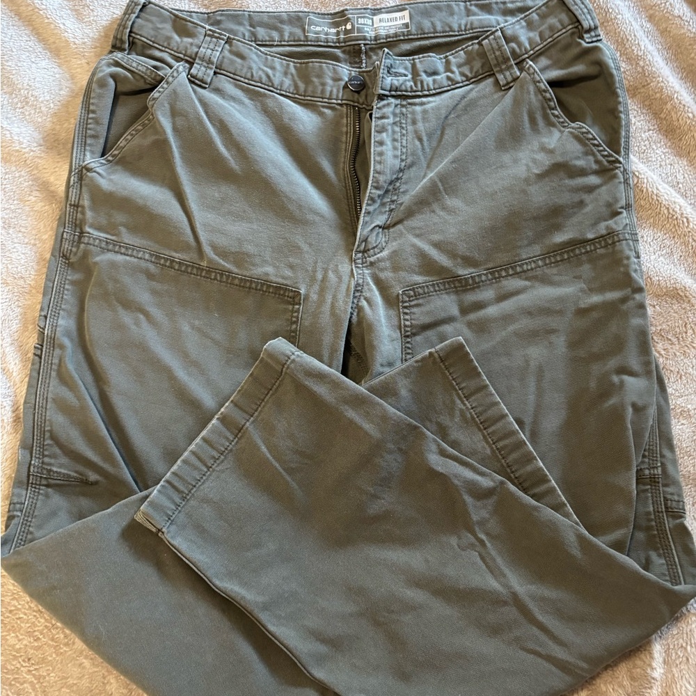 Carhartt rugged flex A13 36x30 Relaxed Fit Pants in Olive
